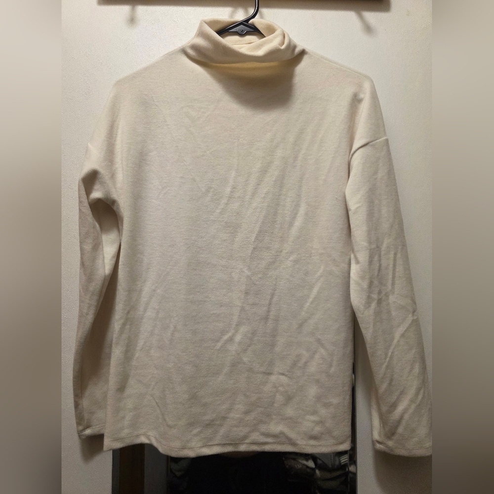 A New Day Women's Turtleneck Sweater in Cream